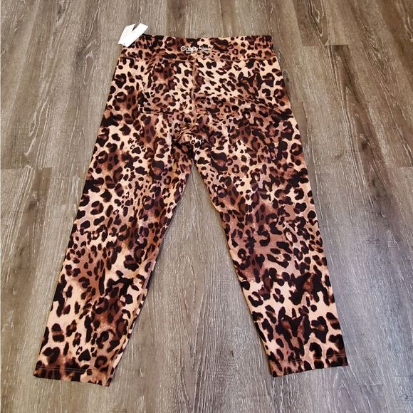 Calvin klein leopard active athletic leggings‎ plus size 3X NEW!!!! - Picture 3 of 7